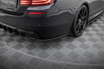 BMW Série 5 F10 Limousine - LAMES DE PARE-CHOCS ARRIÈRE LATERALES MAXTON DESIGN