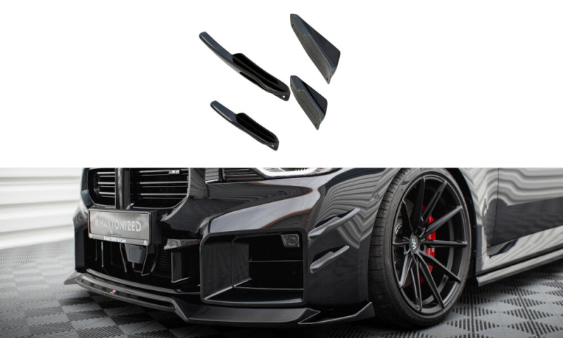 BMW M2 G87 - AILES DE PARE-CHOCS AVANT WINGS CANARDS MAXTON DESIGN