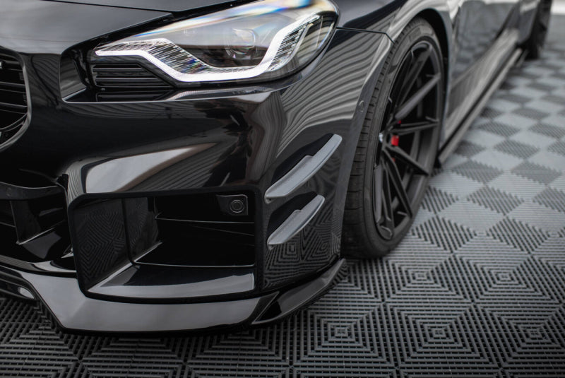 BMW M2 G87 - AILES DE PARE-CHOCS AVANT WINGS CANARDS MAXTON DESIGN