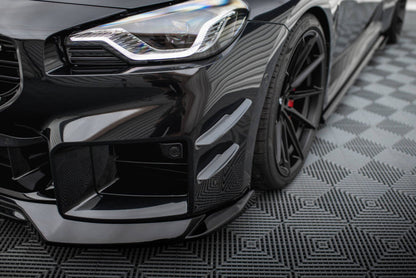 BMW M2 G87 - AILES DE PARE-CHOCS AVANT WINGS CANARDS MAXTON DESIGN