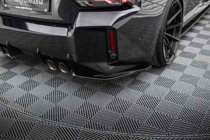 BMW M2 G87 - LAMES DE PARE-CHOC ARRIÈRE LATERALES MAXTON DESIGN V.1