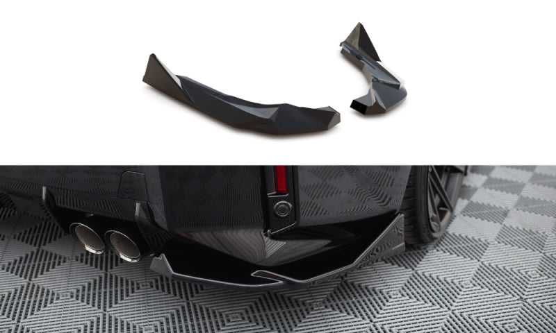 BMW M2 G87 - LAMES DE PARE-CHOC ARRIÈRE LATERALES MAXTON DESIGN V.2