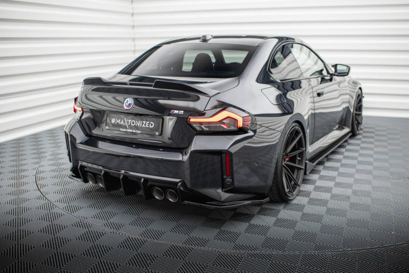 BMW M2 G87 - LAMES DE PARE-CHOC ARRIÈRE LATERALES MAXTON DESIGN V.3