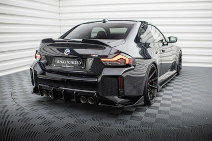 BMW M2 G87 - LAMES DE PARE-CHOC ARRIÈRE LATERALES MAXTON DESIGN V.4