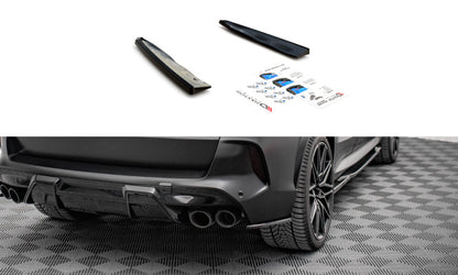 BMW X5M F95 - LAMES DE PARE-CHOCS ARRIÈRE LATERALES MAXTON DESIGN