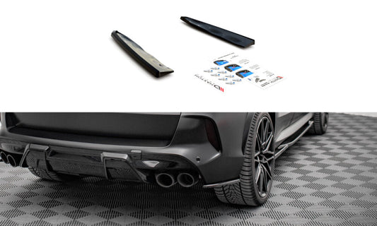 BMW X5M F95 - LAMES DE PARE-CHOCS ARRIÈRE LATERALES MAXTON DESIGN