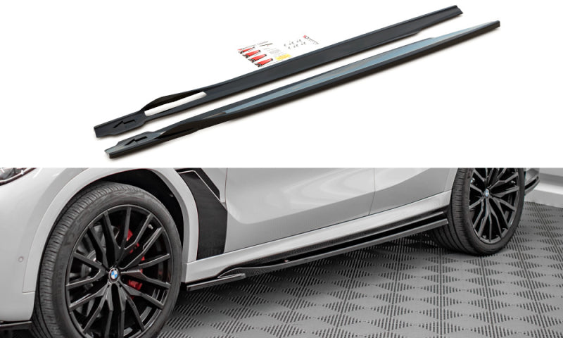 BMW X6M F96 Pack M - RAJOUT DES BAS DE CAISSE MAXTON DESIGN