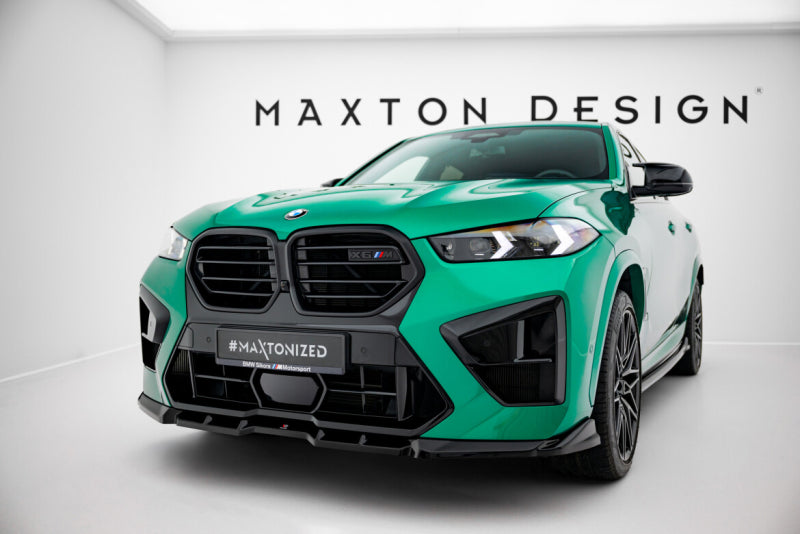 BMW X6M F96 LCI - LAME DE PARE-CHOC AVANT MAXTON DESIGN V.1