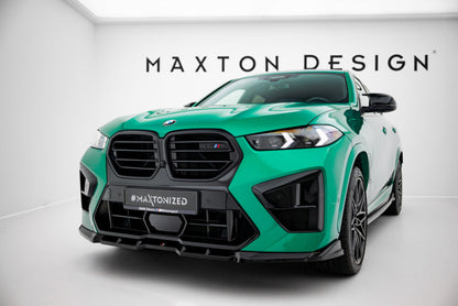 BMW X6M F96 LCI - LAME DE PARE-CHOC AVANT MAXTON DESIGN V.1