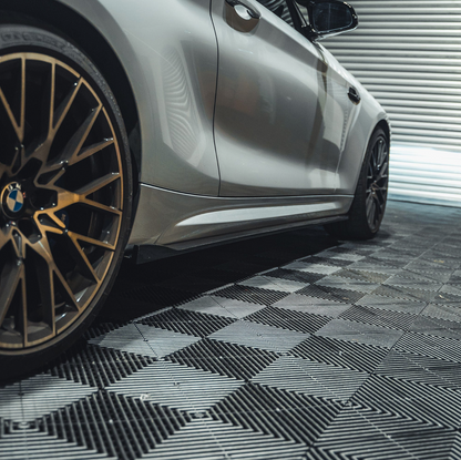 BMW M2 F87 - Seitenschweller im 3D-Stil aus Kohlefaser