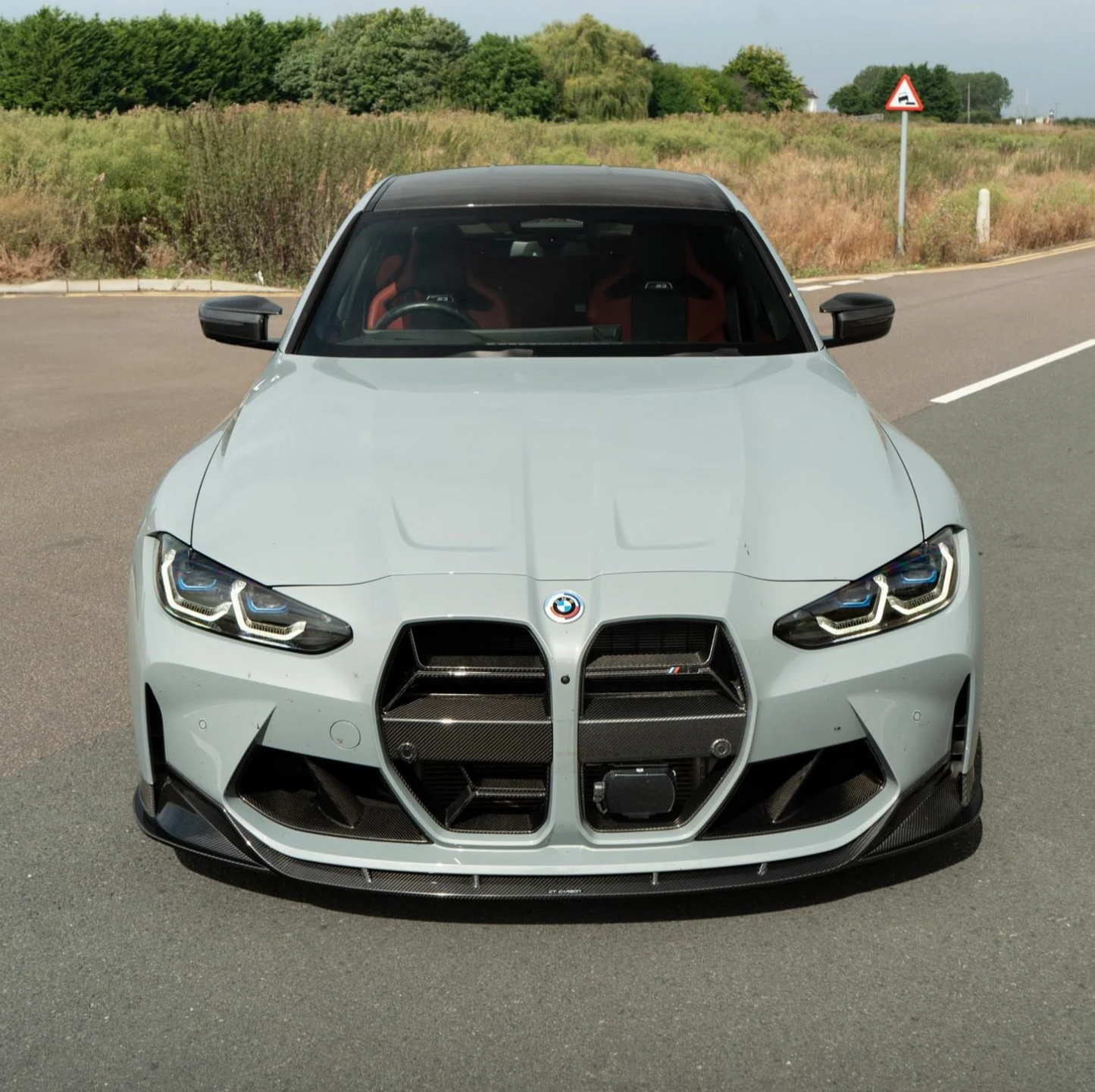 BMW M3/M4 G8* - CSL Style Carbon Fiber Grille (With ACC)