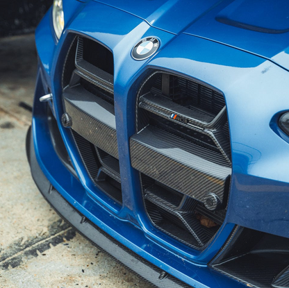 BMW M3/M4 G8* - CSL Style Carbon Fiber Grille (Without ACC)