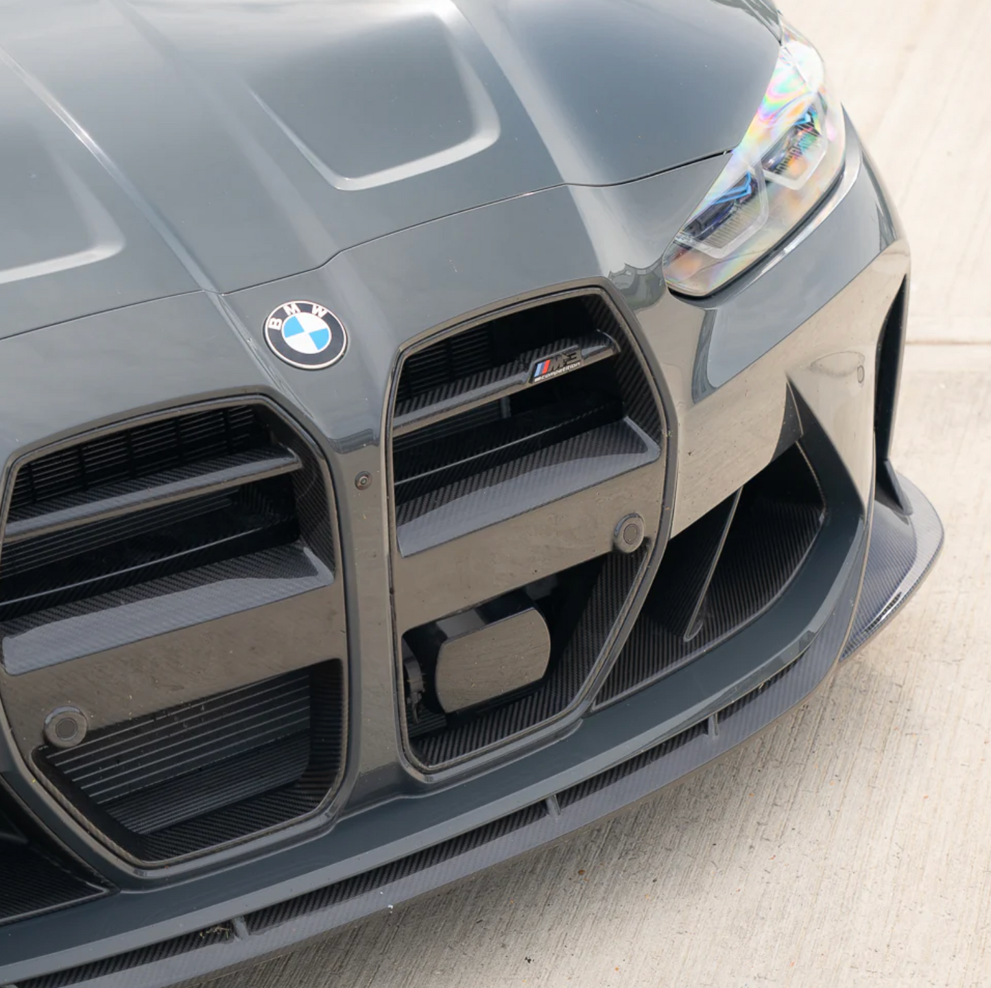 BMW M3/M4 G8* - Grille Style GT en Carbone (Avec ACC)