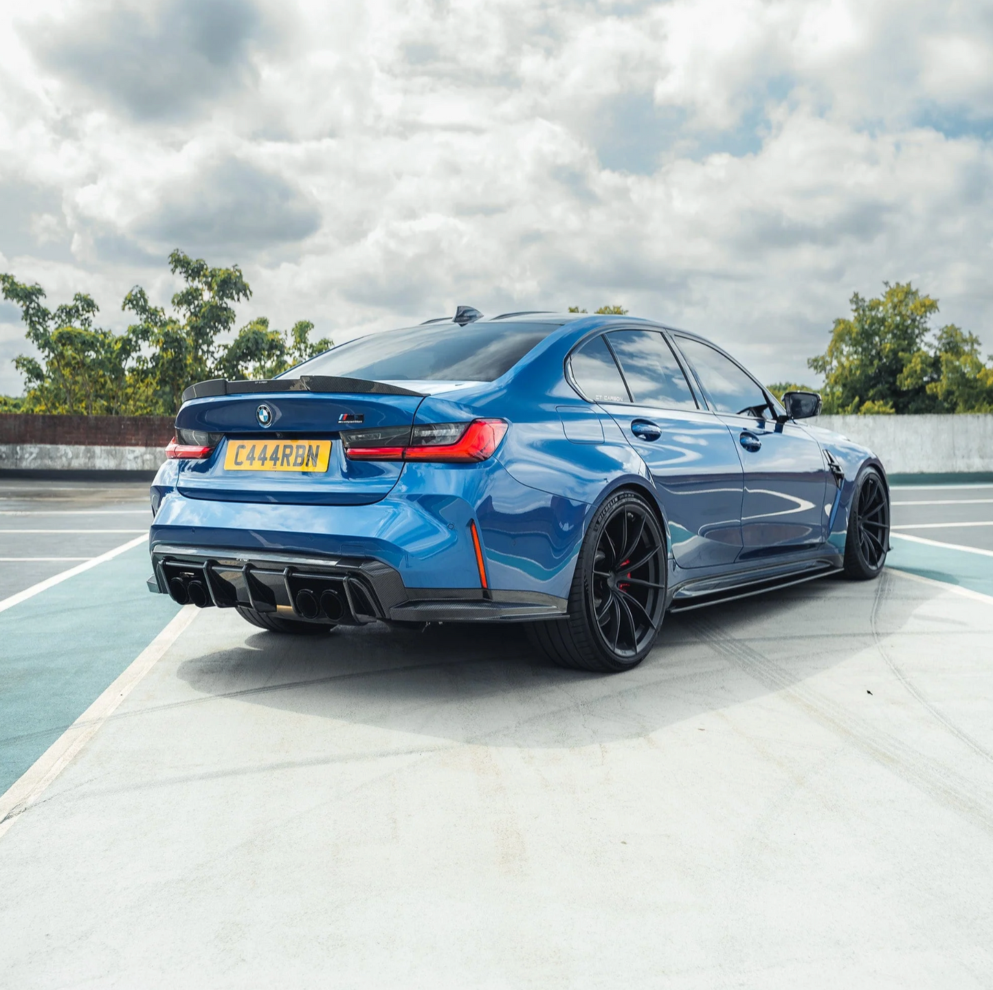 BMW M3/M4 G8* - CT Style Carbon Fiber Diffuser