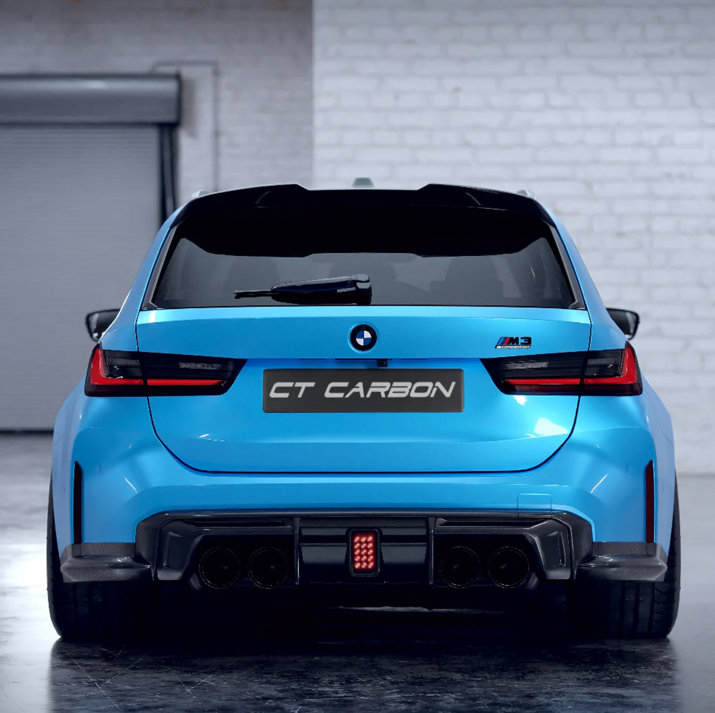 BMW M3/M4 G8* - CT Style Diffusor mit Carbonfaser-LEDs
