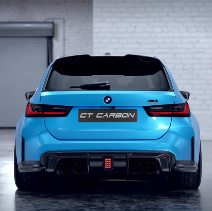BMW M3/M4 G8* - CT Style Diffusor mit Carbonfaser-LEDs