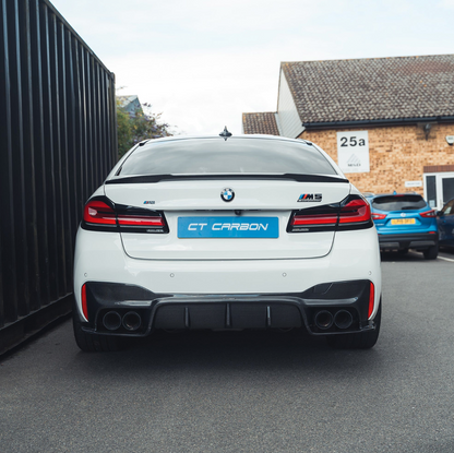 BMW M5 F90 - 3D Style Carbon Fiber Diffuser