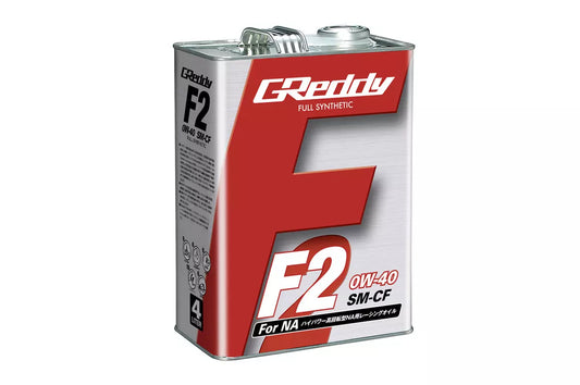GReddy F2 0W40 SM-CF – Huile Moteur Racing pour Moteurs Atmosphériques