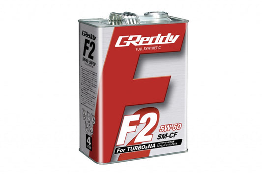 GReddy F2 5W50 SM-CF – Huile Moteur Racing Haute Performance