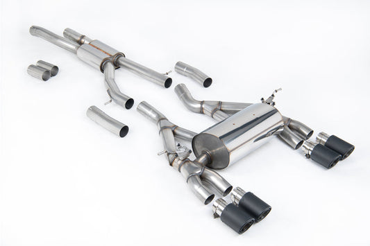 BMW M4 F82 - Echappement Milltek Ligne DUPLEX Après CATA Ø 70MM