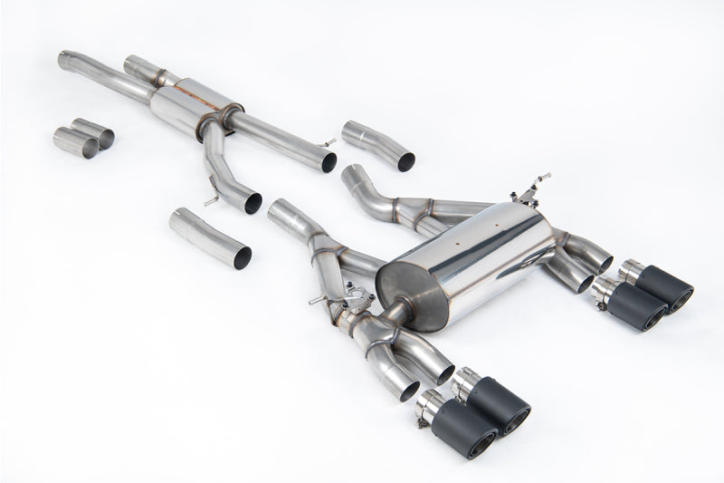 BMW M4 F83 - Echappement Milltek Ligne DUPLEX Après CATA Ø 70MM