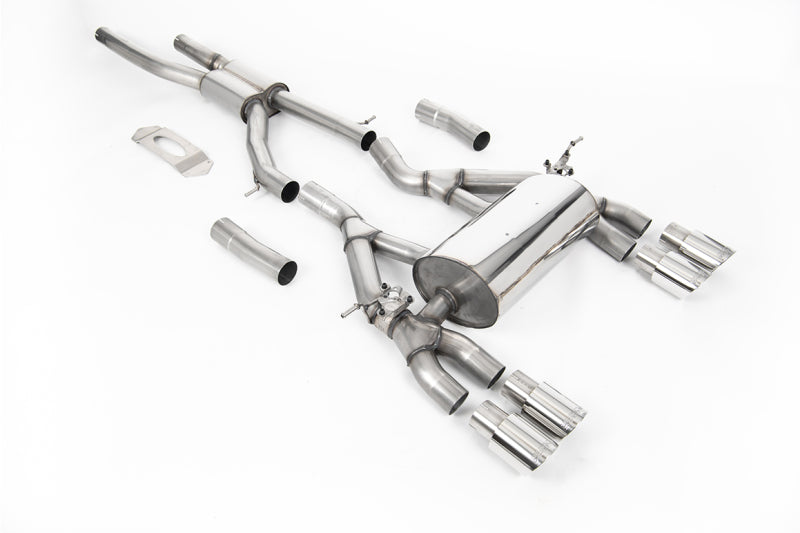 BMW M4 F83 - Echappement Milltek Ligne DUPLEX Après FAP Ø 76MM