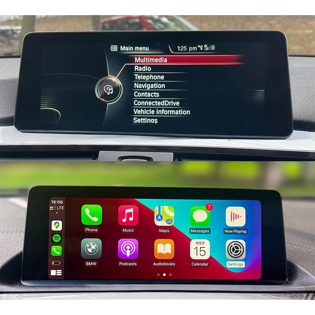 BMW NBTEvo iDrive 4 -> iDrive 6 + Apple CarPlay Fullscreen