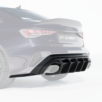 Audi RS3 8Y Berline - Diffuseur arrière en carbone V1 2025+