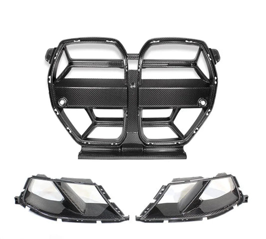 BMW M3/M4 G8* - Pack Grille Avant en Carbone