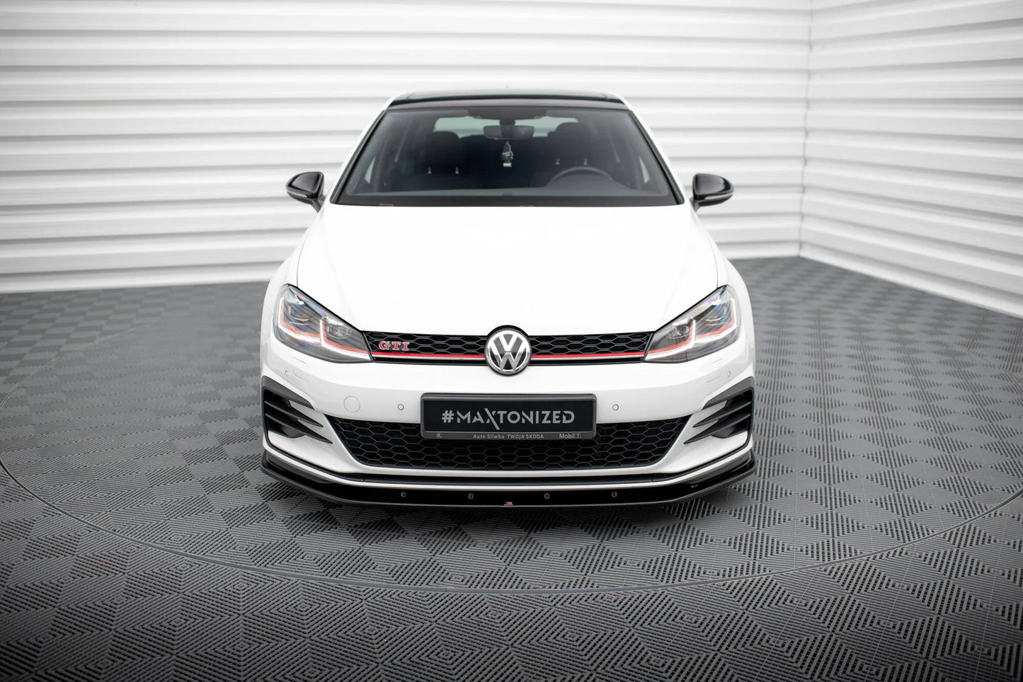 VW GOLF 7 GTI Facelift - Maxton Design Frontspoilerlippe V1