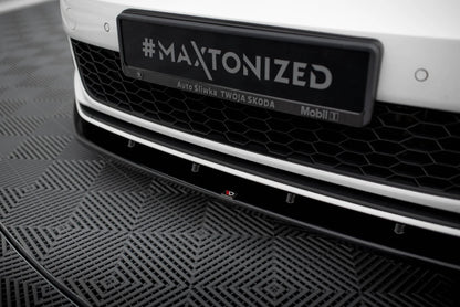 VW GOLF 7 GTI Facelift - Maxton Design Frontspoilerlippe V1