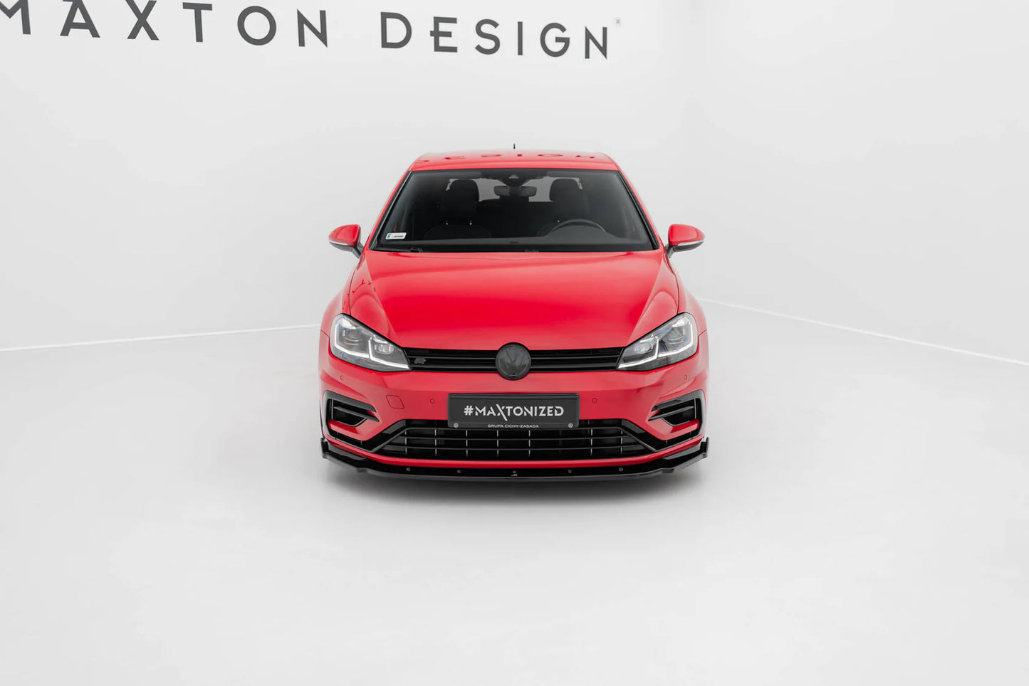 VW GOLF 7R Facelift - Maxton Design V1 Frontspoiler