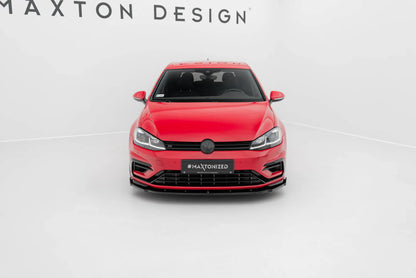 VW GOLF 7R Facelift - Maxton Design V1 Frontspoiler