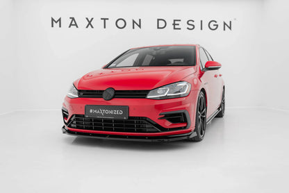 VW GOLF 7R Facelift - Maxton Design V1 Frontspoiler
