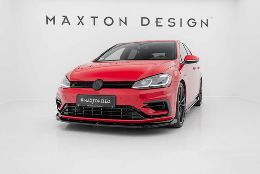 VW GOLF 7R Facelift - Maxton Design V1 Frontspoiler