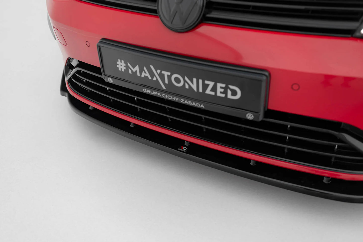 VW GOLF 7R Facelift - Maxton Design V1 Frontspoiler