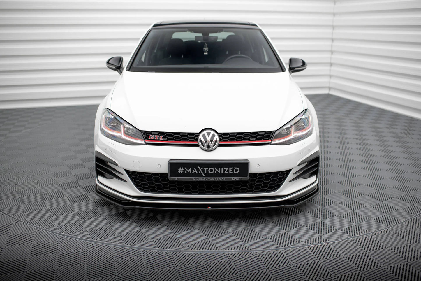 VW GOLF 7 GTI Facelift - Maxton Design Frontspoiler V2