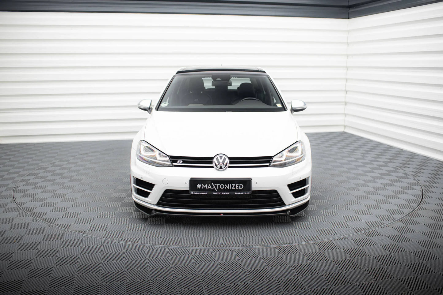 VW GOLF 7R - Maxton Design Frontspoilerlippe V2
