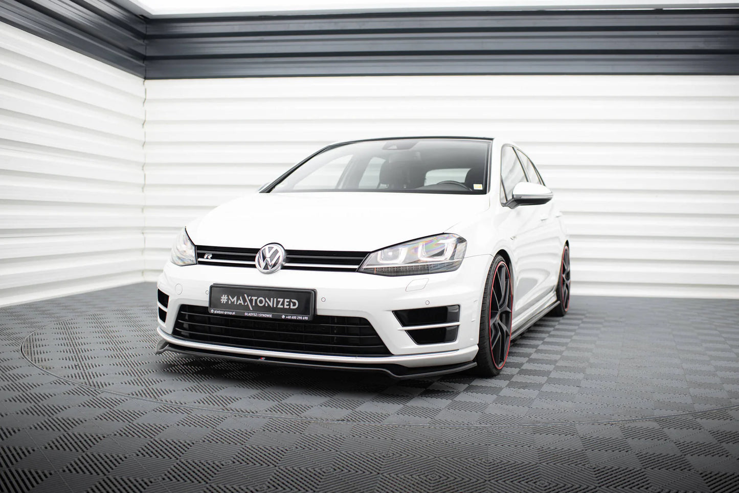 VW GOLF 7R - Maxton Design Frontspoilerlippe V2