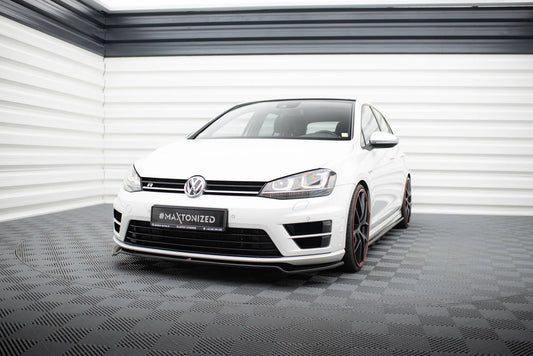 VW GOLF 7R - Maxton Design Frontspoilerlippe V2