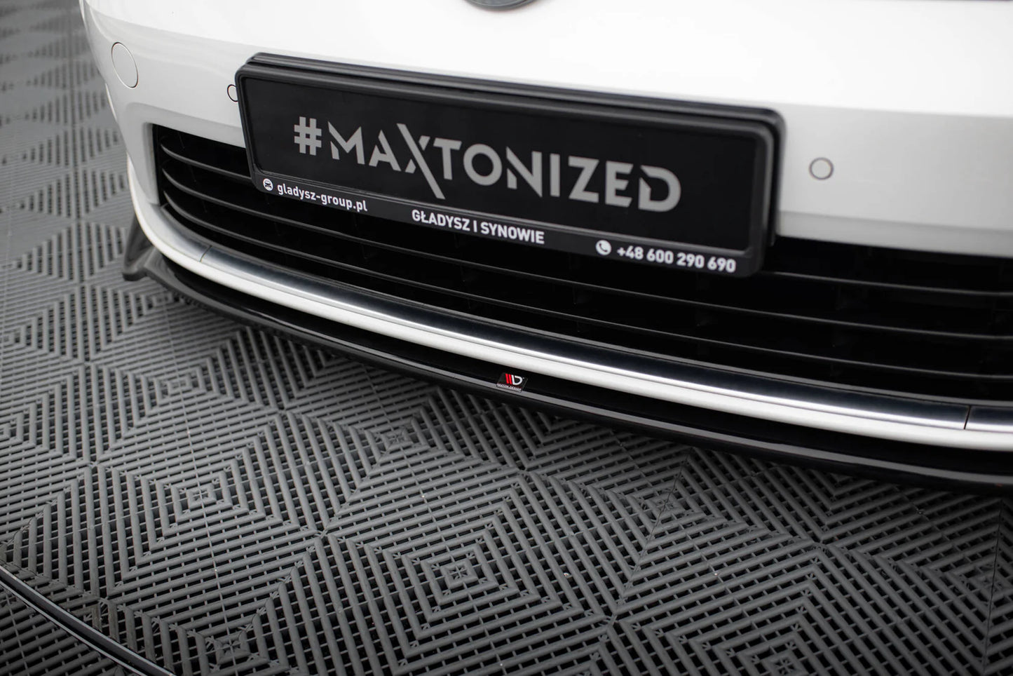 VW GOLF 7R - Maxton Design Frontspoilerlippe V2