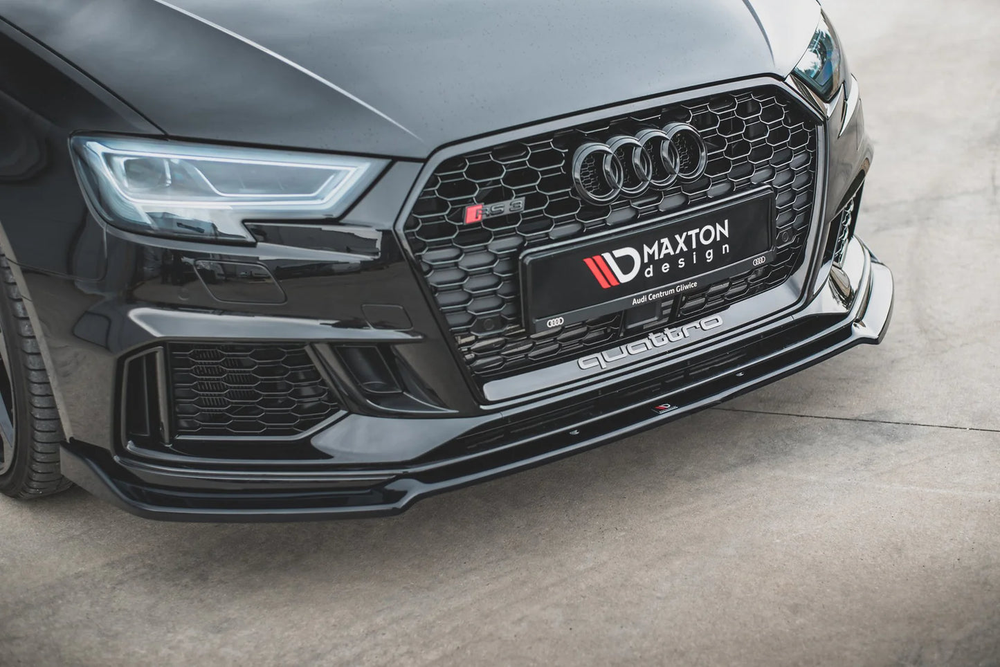 AUDI RS3 8V SPORTBACK FACELIFT - Maxton Design V3 Frontspoilerlippe