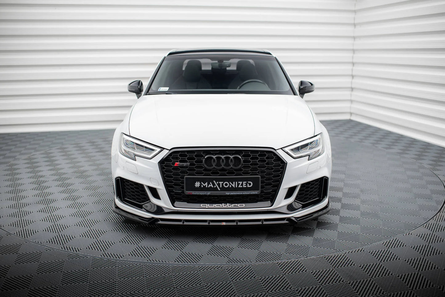AUDI RS3 8V SEDAN FACELIFT - Maxton Design V3 Frontspoilerlippe
