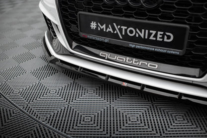 AUDI RS3 8V SEDAN FACELIFT - Maxton Design V3 Frontspoilerlippe