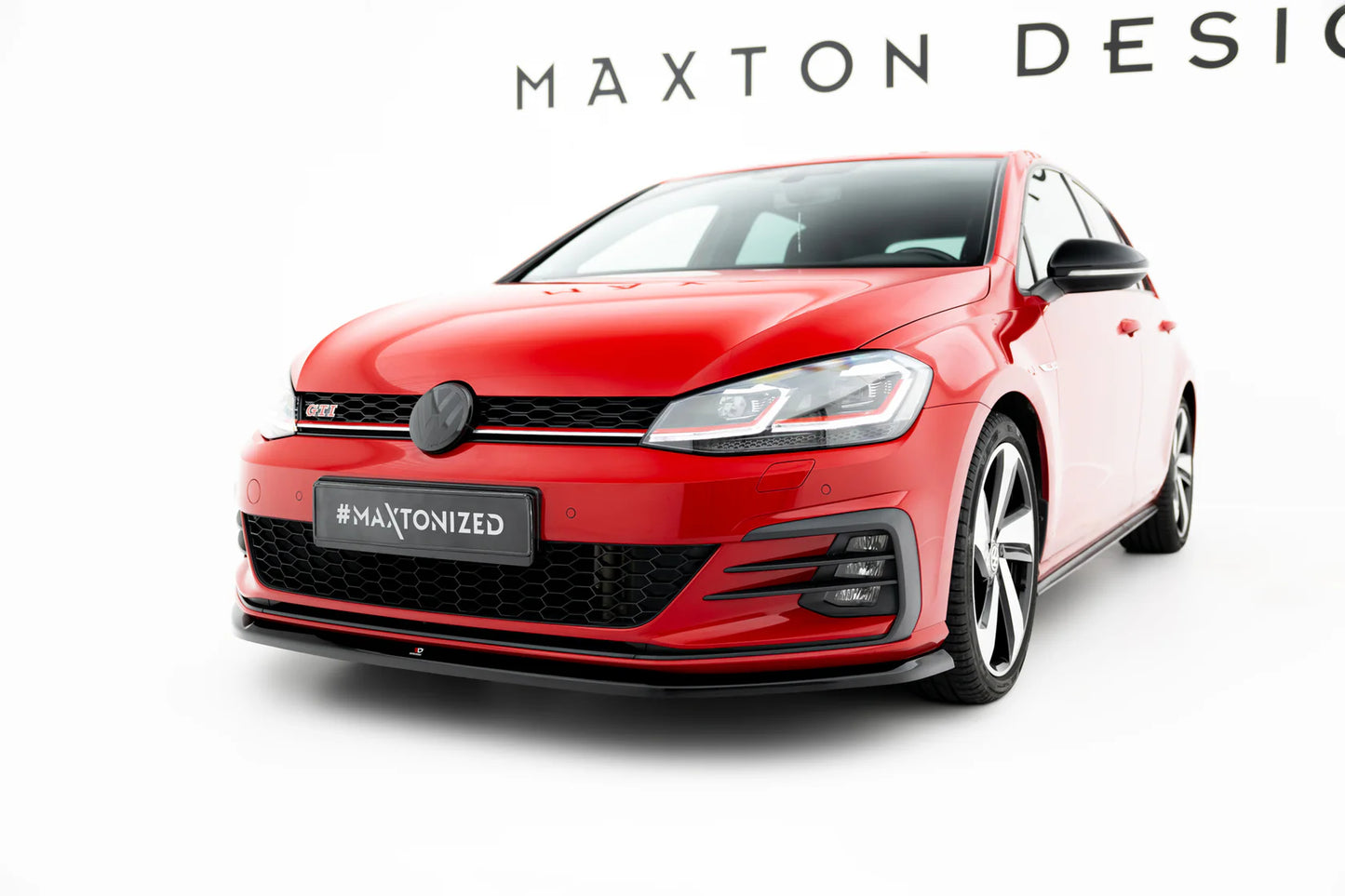 VW GOLF 7 GTI Facelift - Maxton Design V3 Frontspoilerlippe