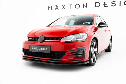 VW GOLF 7 GTI Facelift - Maxton Design V3 Frontspoilerlippe