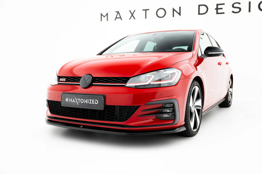 VW GOLF 7 GTI Facelift - Maxton Design V3 Frontspoilerlippe