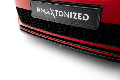 VW GOLF 7 GTI Facelift - Maxton Design Frontspoiler V4