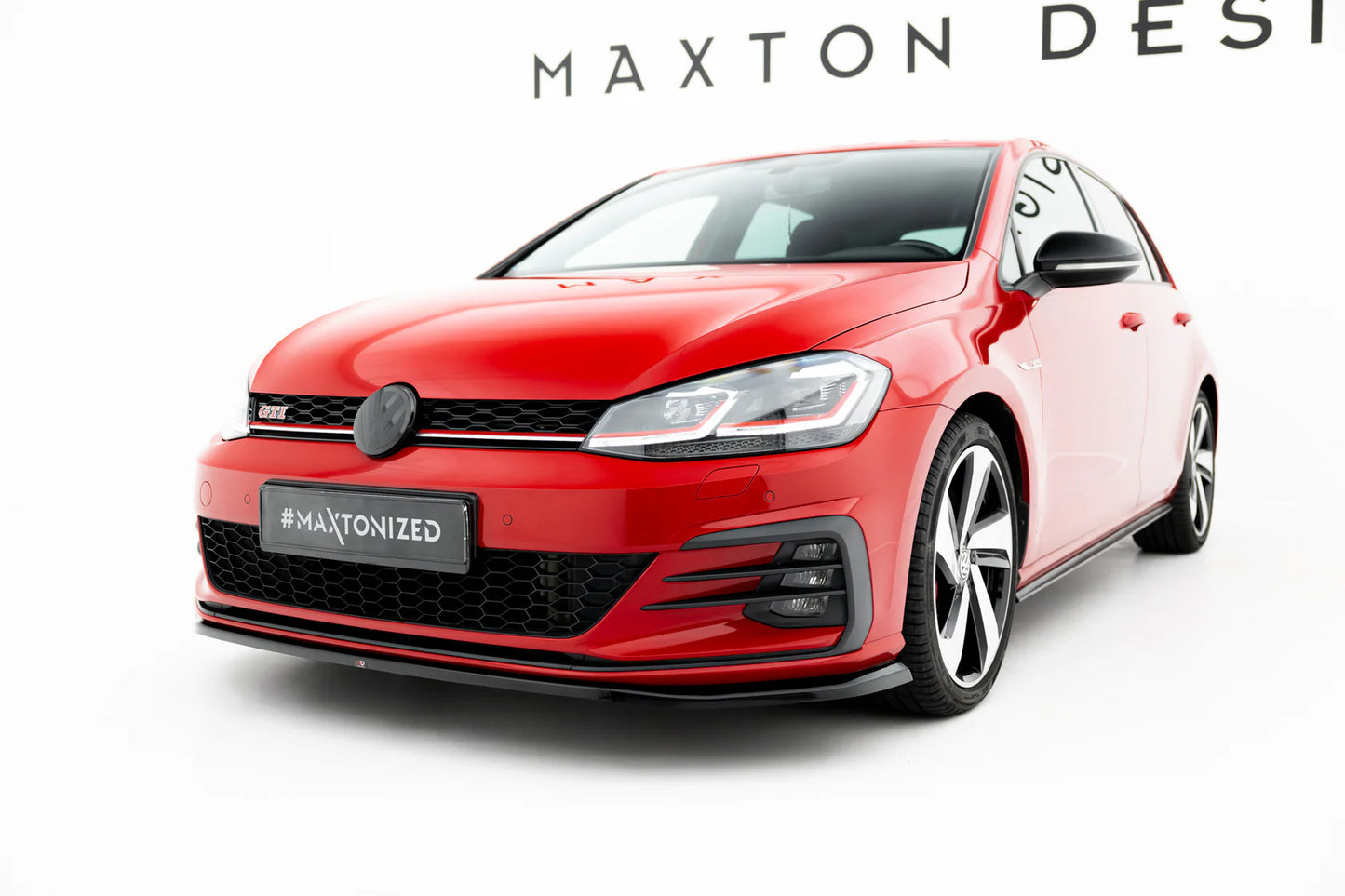 VW GOLF 7 GTI Facelift - Maxton Design Frontspoiler V4