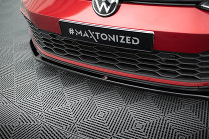 VW GOLF 8 GTI - Maxton Design V4 Spoilerlippe